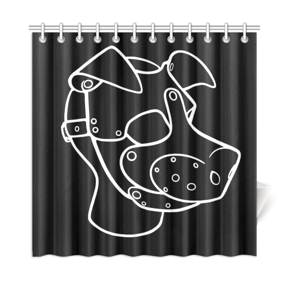 Puppy Style by Fetishworld Shower Curtain 72"x72"