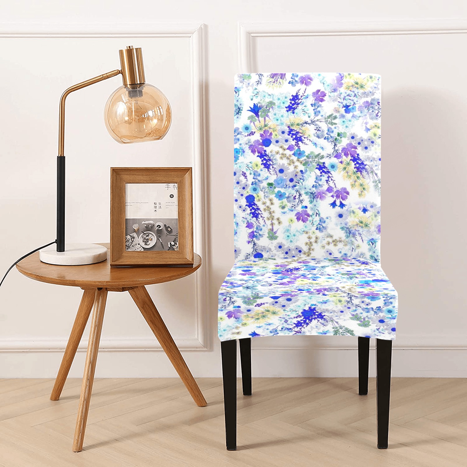 floral design 3 Removable Dining Chair Cover