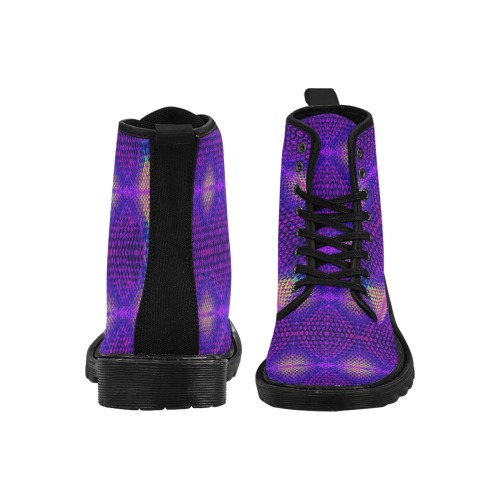 Mermaid (violett) Martin Boots for Women (Black) (Model 1203H)
