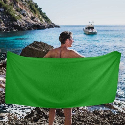 green Beach Towel 31"x71"(NEW)
