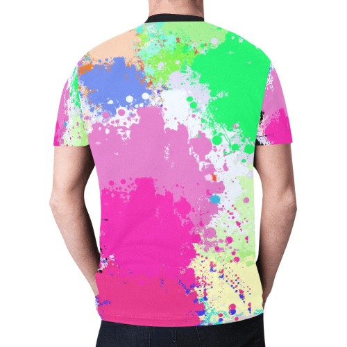 painted mind New All Over Print T-shirt for Men (Model T45)