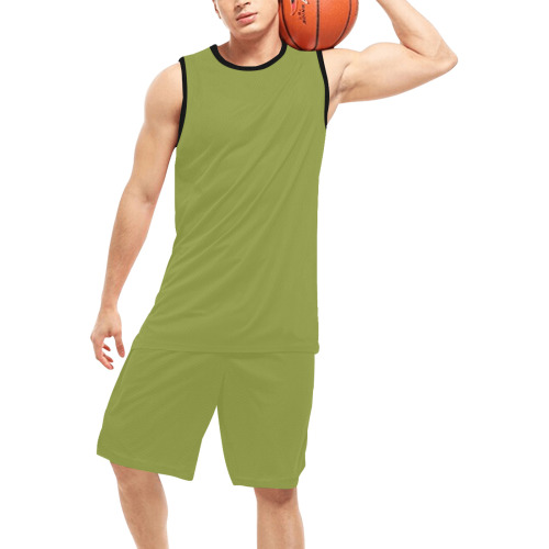 green Basketball Uniform with Pocket