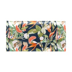 Dark modern paint tropical paradise Women's Flap Wallet (Model 1707)