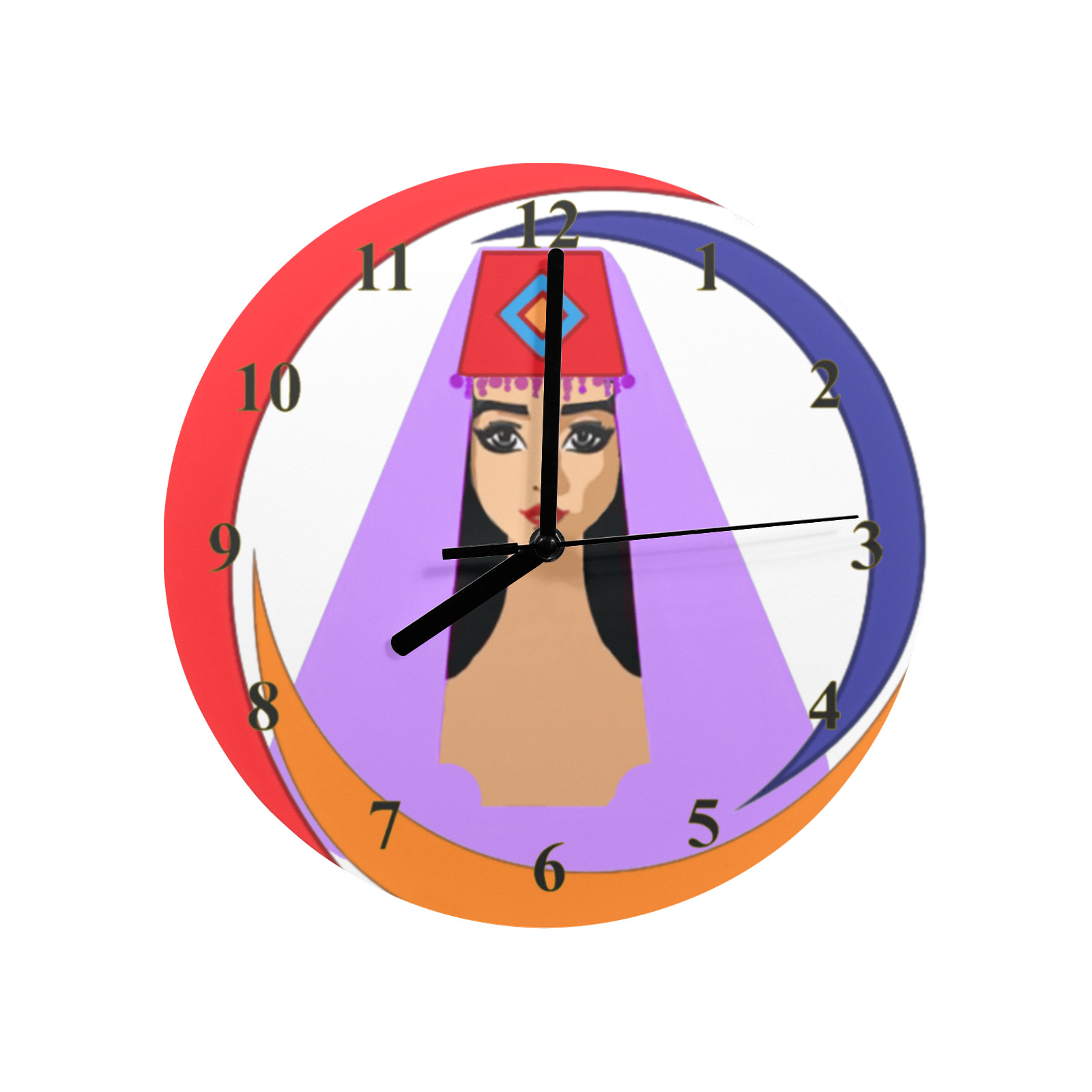 Armenian Beauty MDF Wall Clock