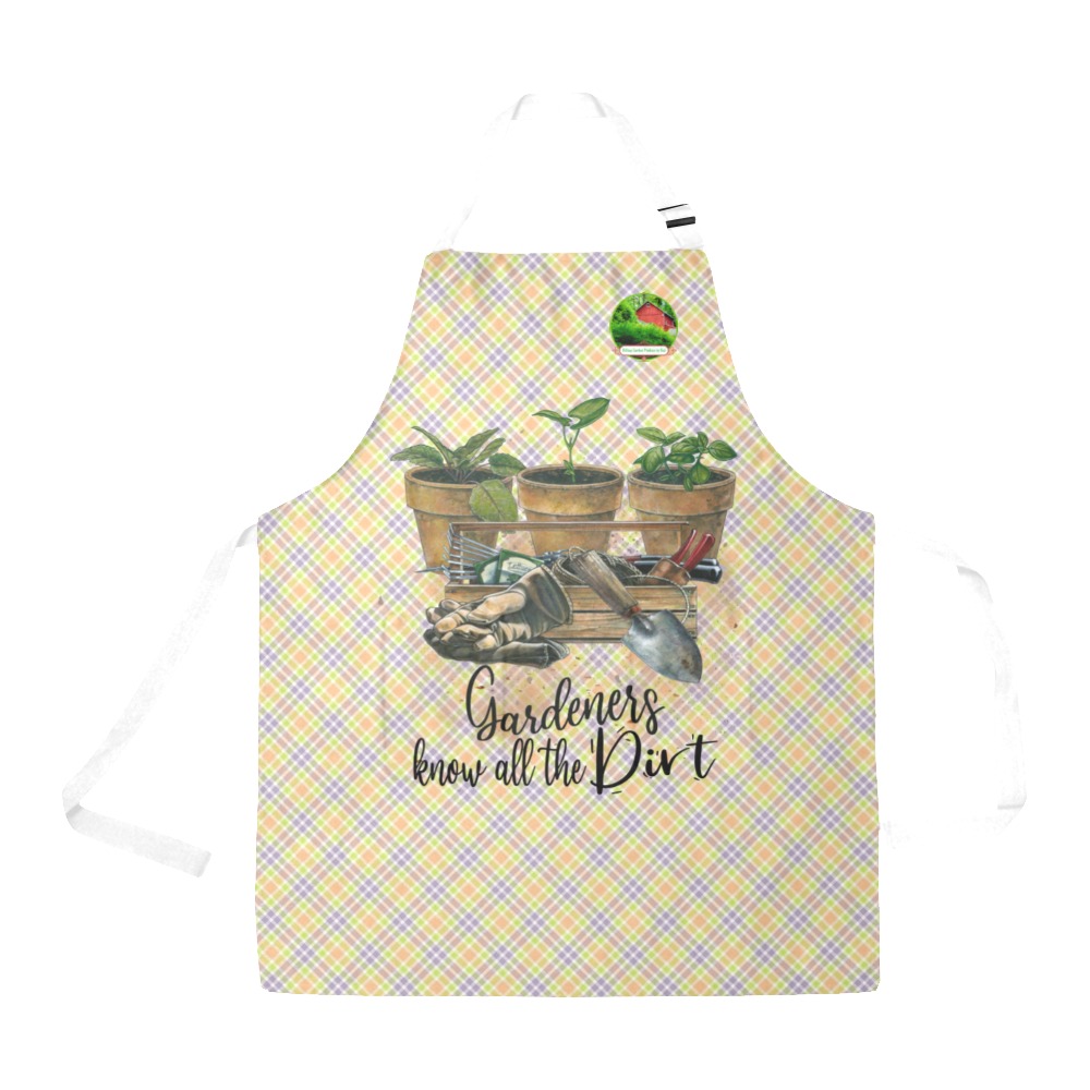 Hilltop Garden Produce by Kai Apron Collection- Gardeners know all the Dirt 53086P6 All Over Print Apron