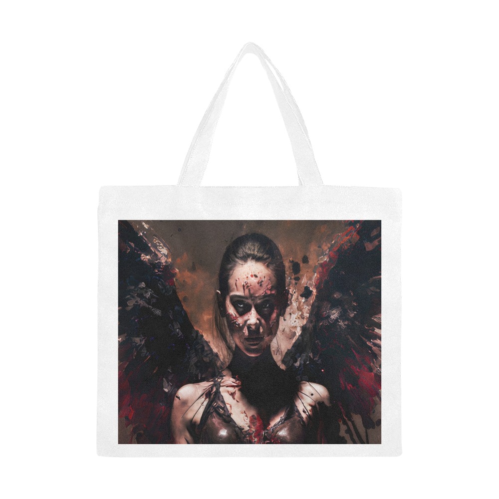 Angel of death Canvas Tote Bag/Large (Model 1702)