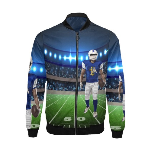 Football Fly Collectable Fly All Over Print Bomber Jacket for Men (Model H19)