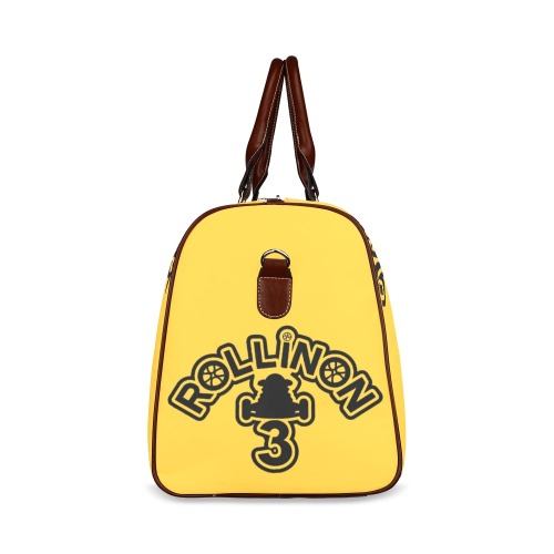 RollinOn3 Golden Travel Bag Waterproof Travel Bag/Small (Model 1639)