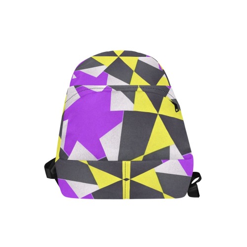 Retro geometric colorful 7D Unisex Classic Backpack (Model 1673)
