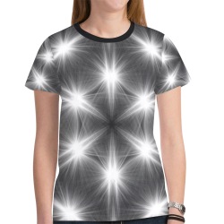 Ô Snowflake-226 New All Over Print T-shirt for Women (Model T45)