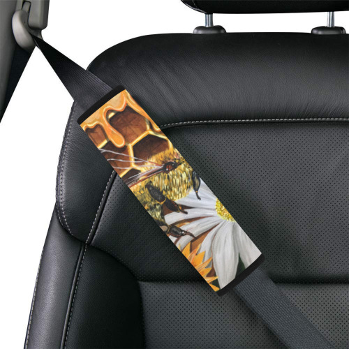 Busy Bee Car Seat Belt Cover 7''x10''