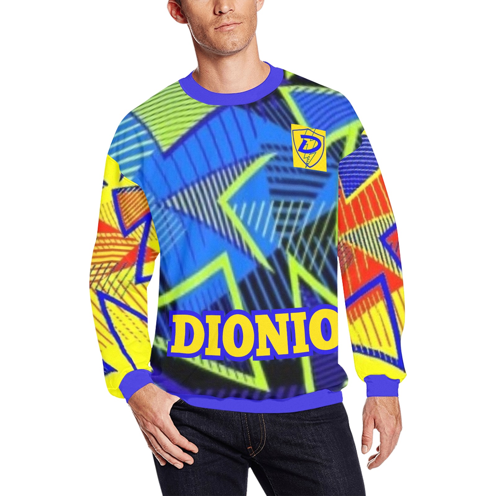 DIONIO Clothing -  Hawkeye Sweatshirt All Over Print Crewneck Sweatshirt for Men (Model H18)