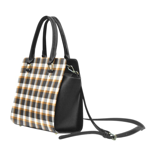 Classic Plaid (Tan) Classic Shoulder Handbag (Model 1653)