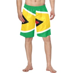 Flag_of_Guyana.svg Men's Swim Trunk (Model L21)
