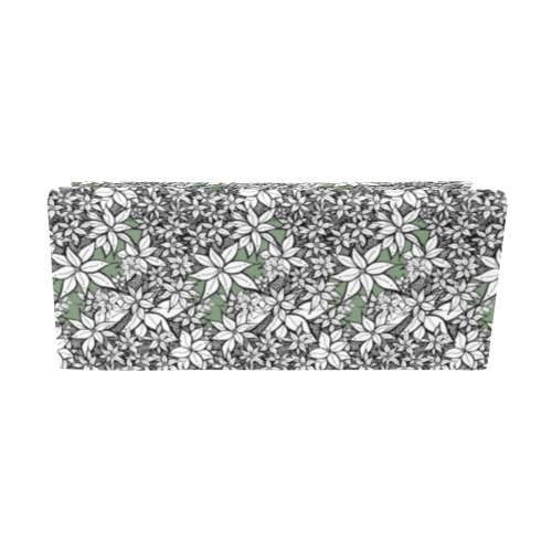 Petals in the Wind in Green Custom Foldable Glasses Case