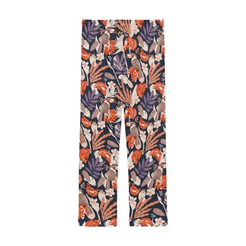 Abstract toucans in the dark jungle-01 Men's Pajama Trousers