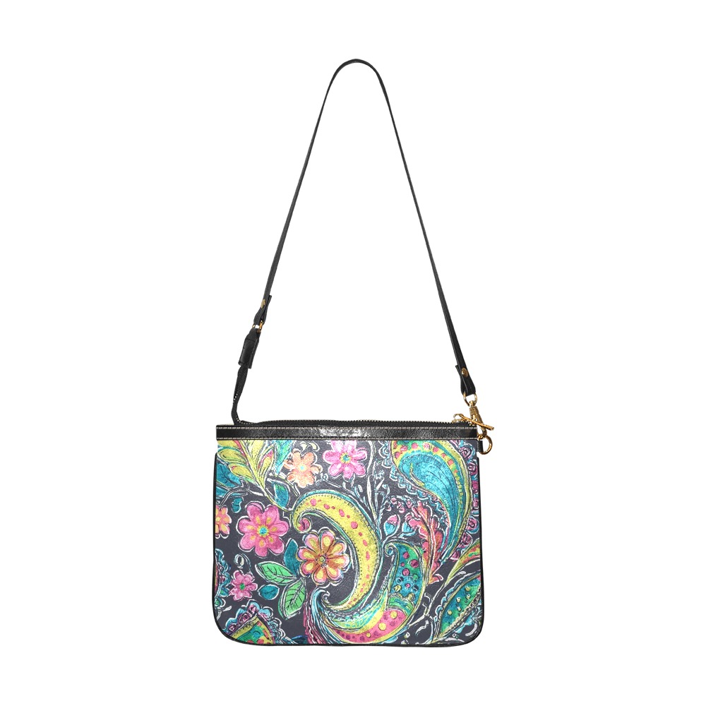 Paisley #1 Small Shoulder Bag (Model 1710)