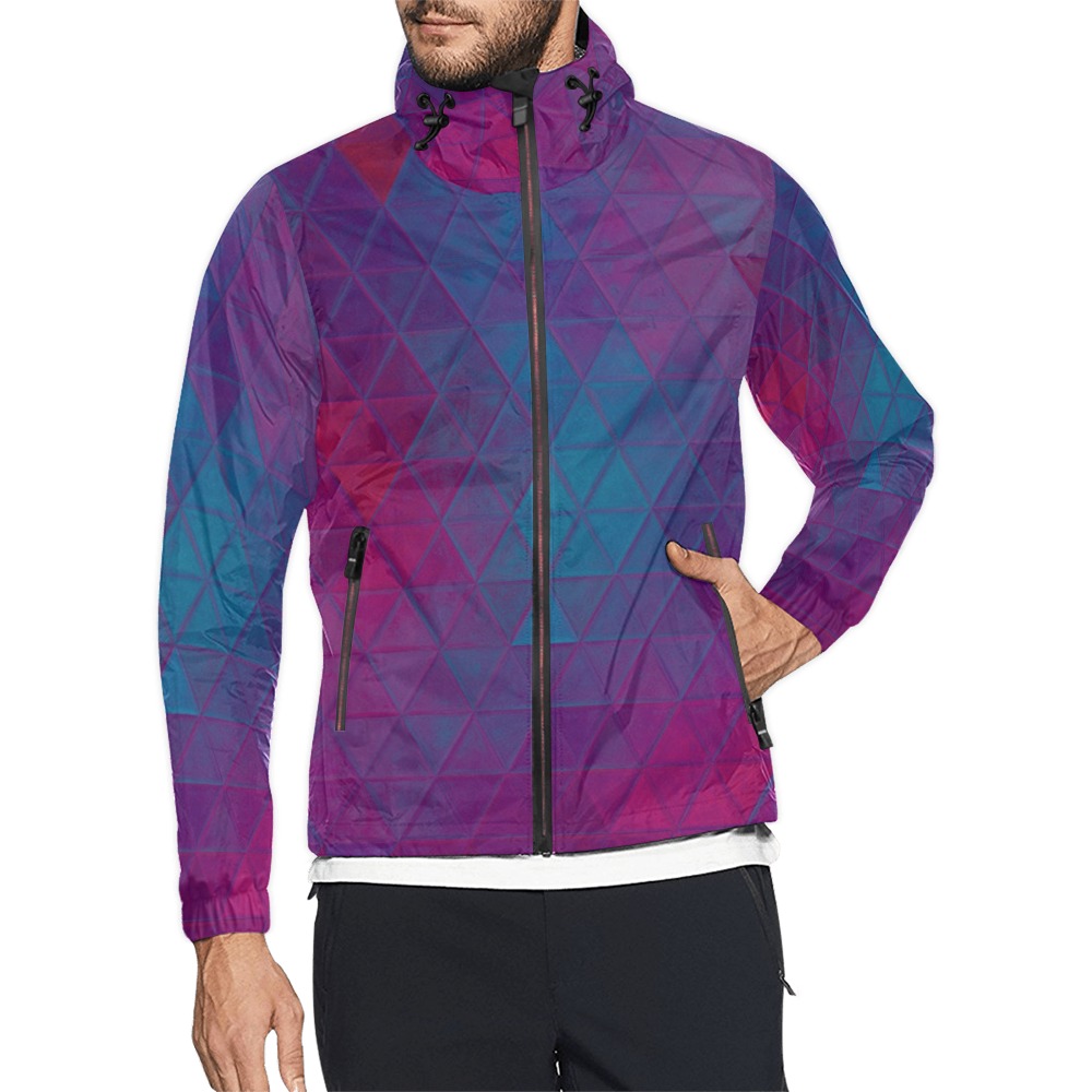 mosaic 36 Unisex All Over Print Windbreaker (Model H23)