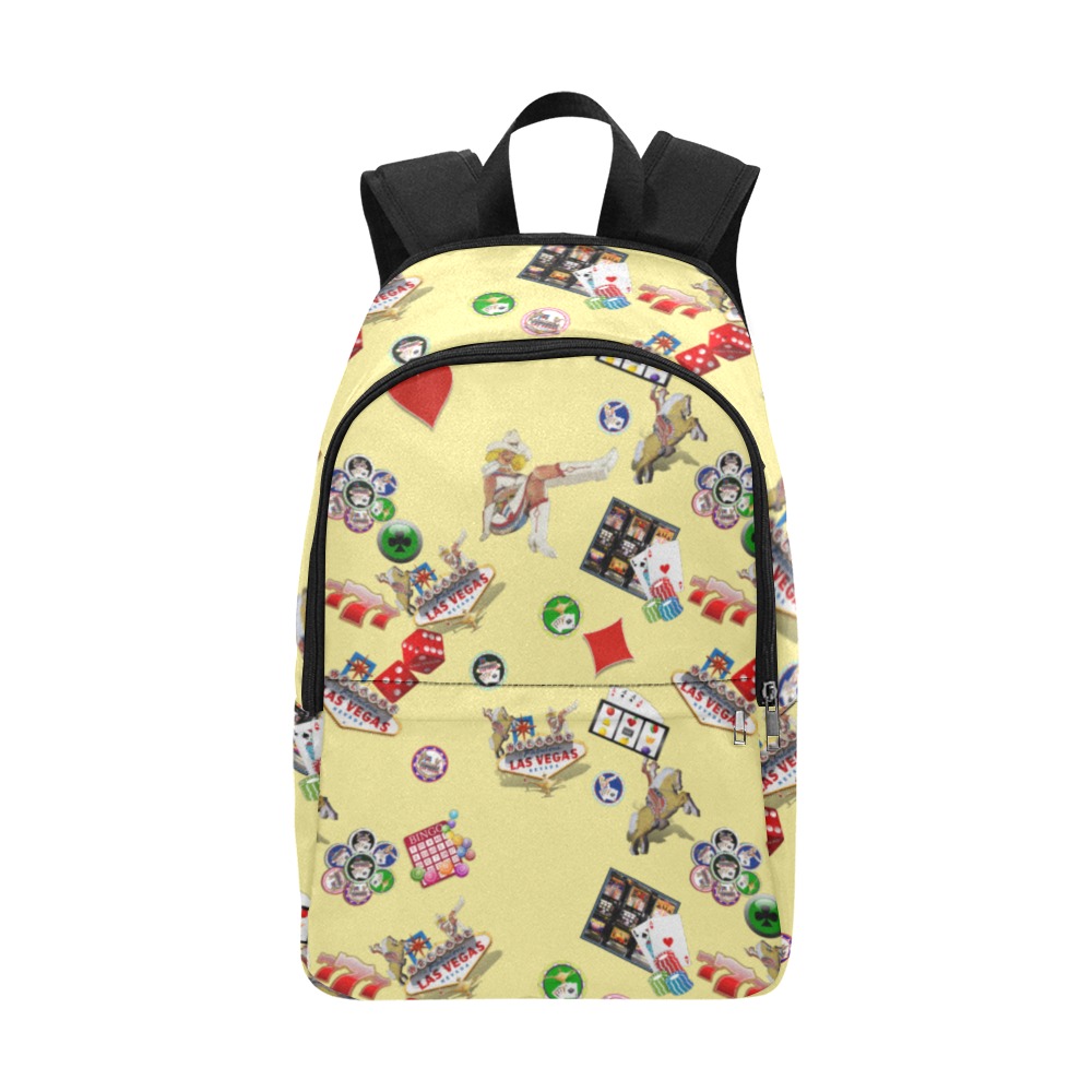 Famous Las Vegas Icons Fabric Backpack for Adult (Model 1659)