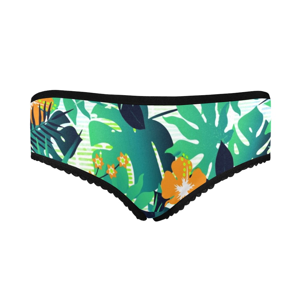 GROOVY FUNK THING FLORAL Women's All Over Print Classic Briefs (Model L13)