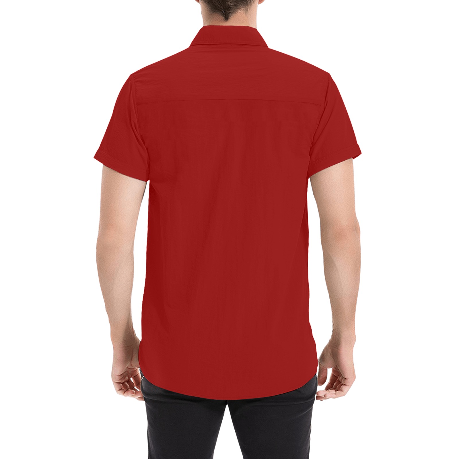 Eat Drink Dance Breakdance / Red Men's All Over Print Short Sleeve Shirt (Model T53)