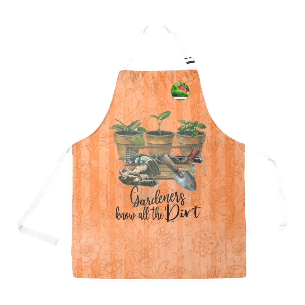 Hilltop Garden Produce by Kai Apron Collection- Gardeners know all the Dirt 53086P26 All Over Print Apron