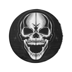 Skull Face Spare Tire Cover 34 Inch Spare Tire Cover