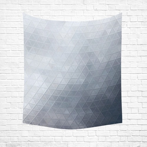 mosaic triangle 13 Cotton Linen Wall Tapestry 51"x 60"