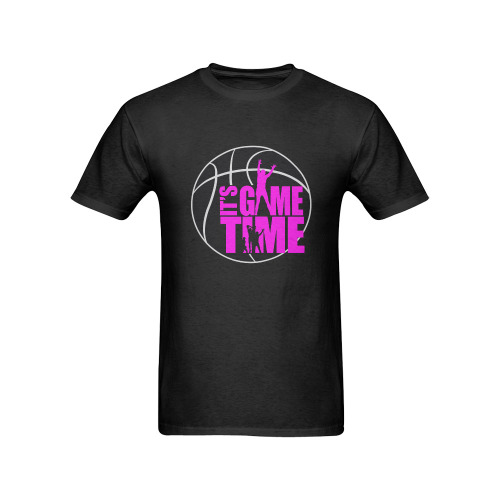 Its Game Time - Pink Men's T-Shirt in USA Size (Front Printing Only)