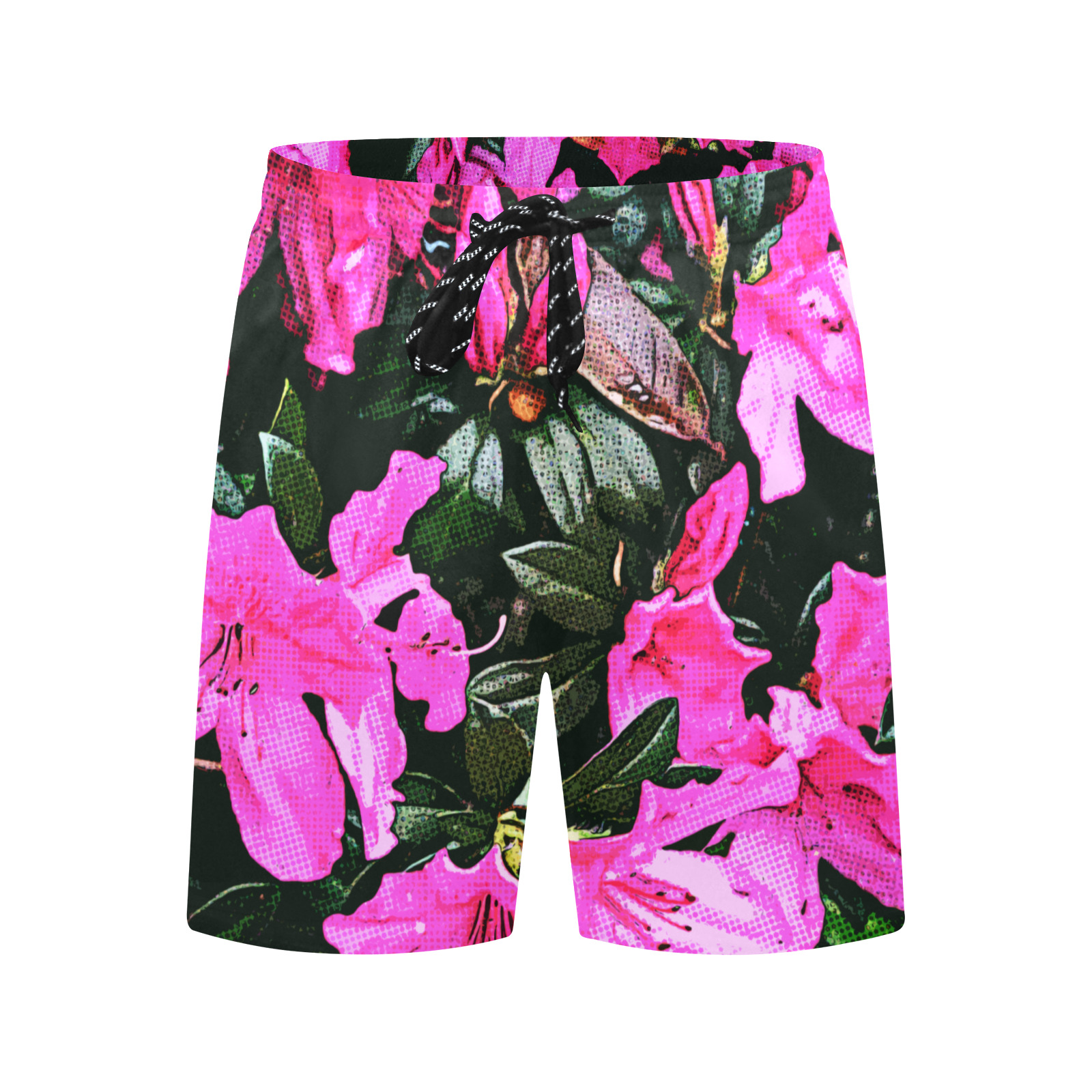 Azaleas 6082 Men's Mid-Length Beach Shorts (Model L51)