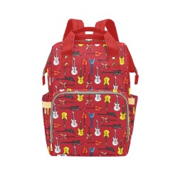 Guitar Legend Multifunctional Diaper Backpack Multi-Function Diaper Backpack/Diaper Bag (Model 1688)