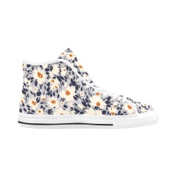 BW tropical floral Vancouver H Women's Canvas Shoes (1013-1)