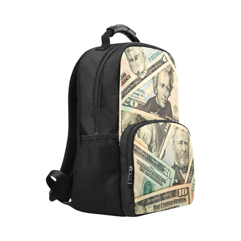 US PAPER CURRENCY Unisex Laptop Backpack (Model 1663)