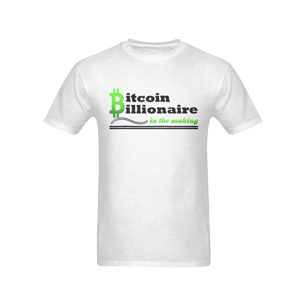Bitcoin Billionaire Men's T-Shirt in USA Size (Front Printing Only)