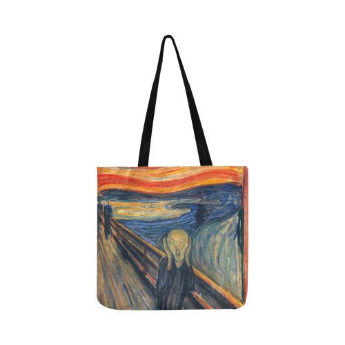 Edvard Munch-The scream Reusable Shopping Bag Model 1660 (Two sides)