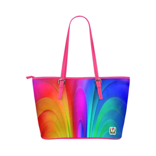 Fairlings Delight's Rainbow Collection- 53086I2 Leather Tote Bag/Large (Model 1651)