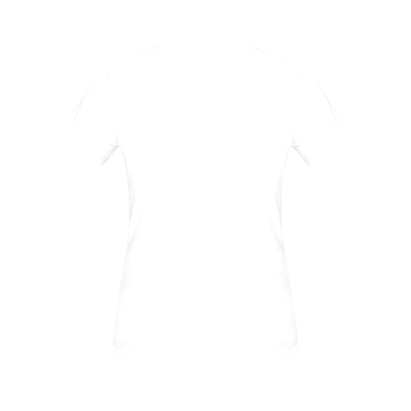 Awareness Ribbon (Burgundy & Cream) Women's T-Shirt in USA Size (Two Sides Printing)