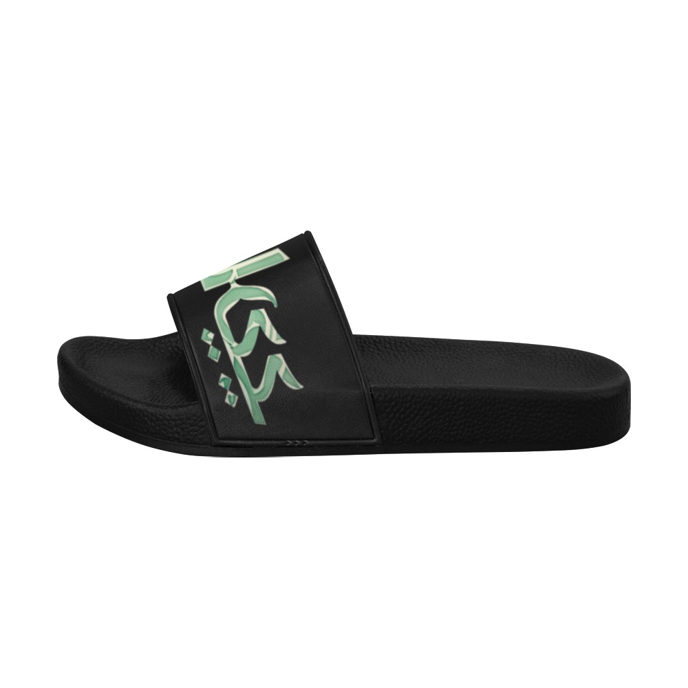 Buckss Mens Slides Moneyline Men's Slide Sandals (Model 057)