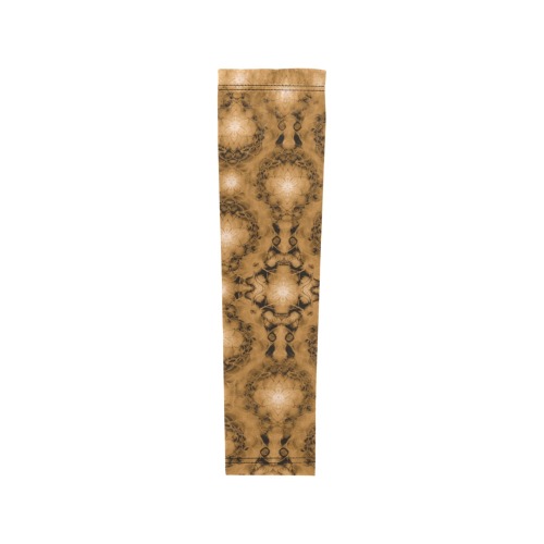 Nidhi decembre 2014-pattern 7-44x55 inches-brown Arm Sleeves (Set of Two)