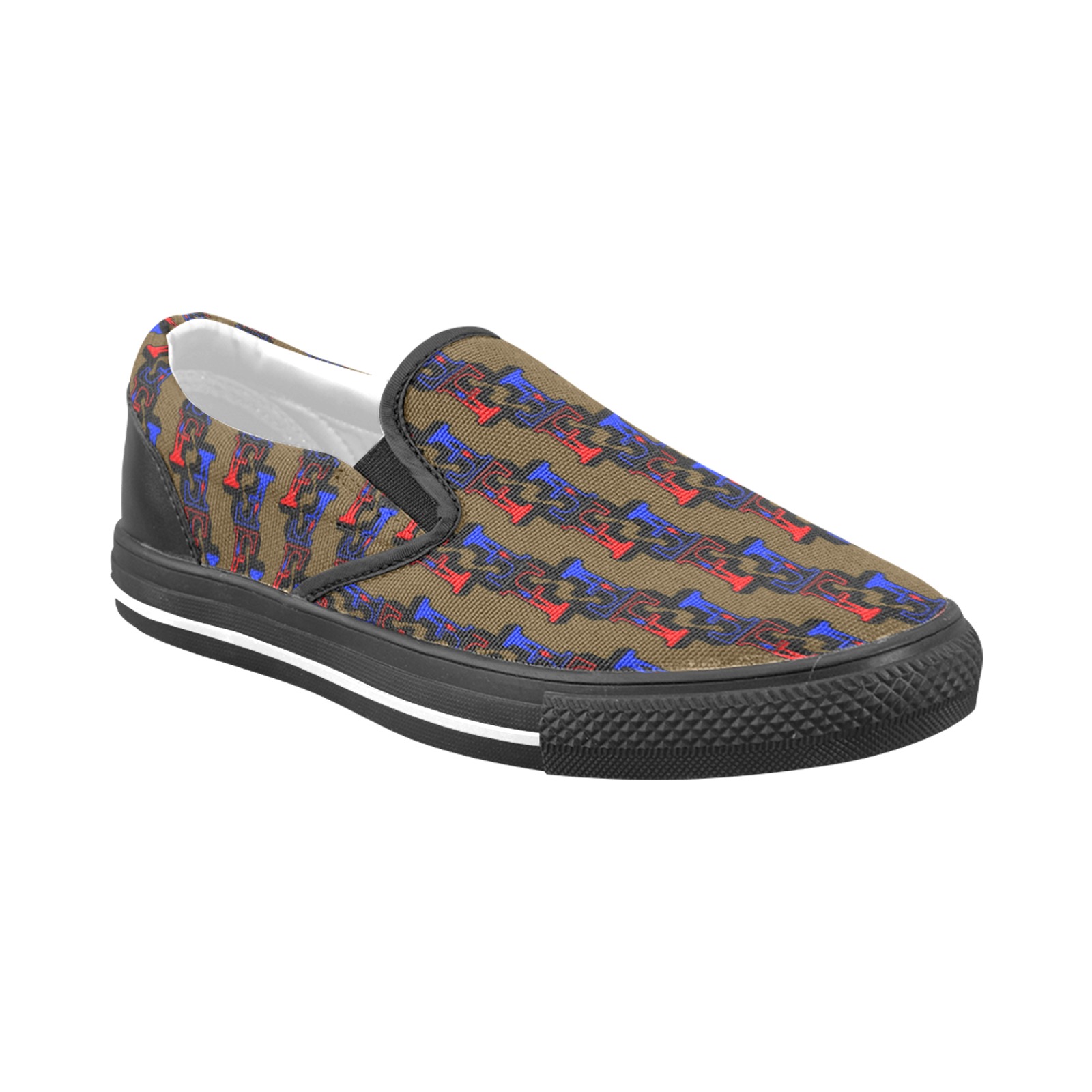 The Fbr Men's Unusual Slip-on Canvas Shoes (Model 019)
