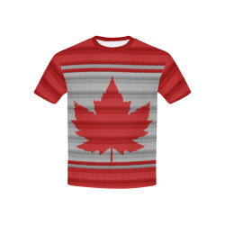 Kid's Winter Canada T-shirts Kids' All Over Print T-shirt (USA Size) (Model T40)