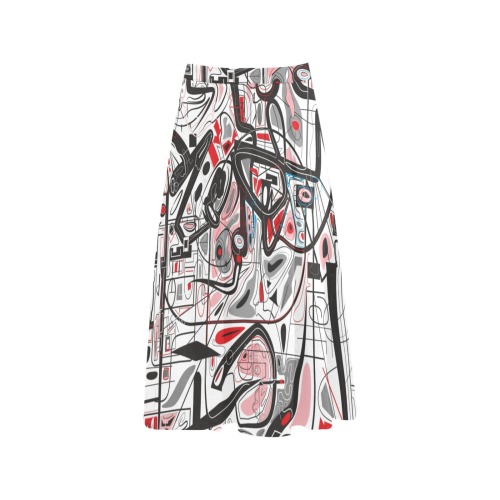 Model 2 Mnemosyne Women's Crepe Skirt (Model D16)