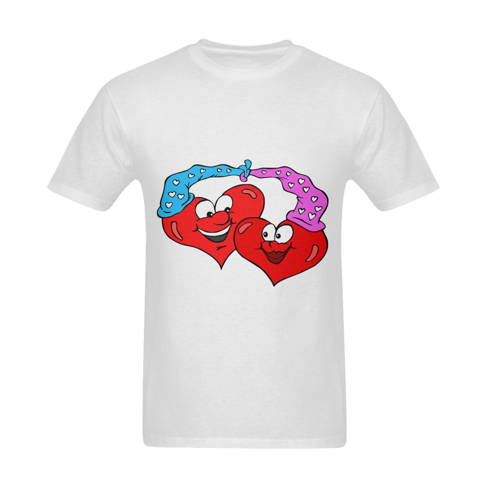 Valentines day Sunny Men's T- shirt (Model T06)