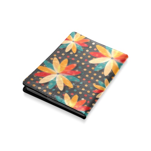 Flowers on Polka Dots Custom NoteBook B5
