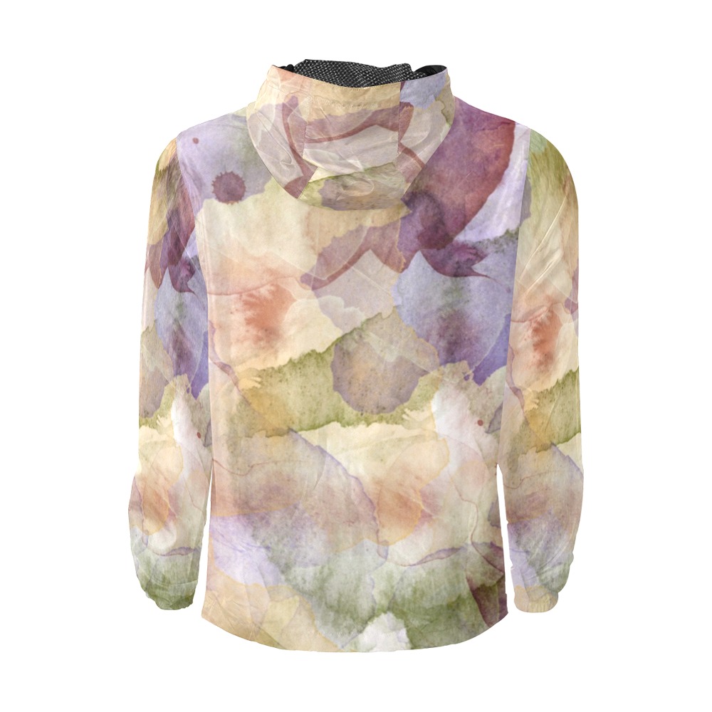 Color abstract autumn VC-03 Unisex All Over Print Windbreaker (Model H23)