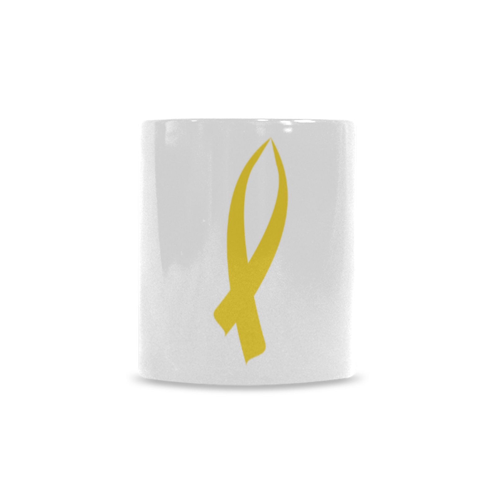 Awareness Ribbon (Gold) Custom Morphing Mug