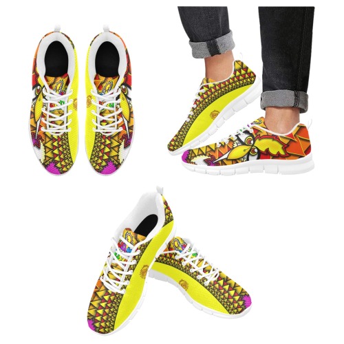 ITEM 27 - SHOES - SUN OF JUNGLEBIRDY Women's Breathable Running Shoes (Model 055)