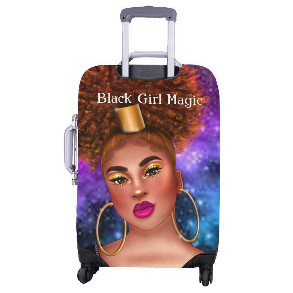 blackgirl magic Luggage Cover/Large 26"-28"