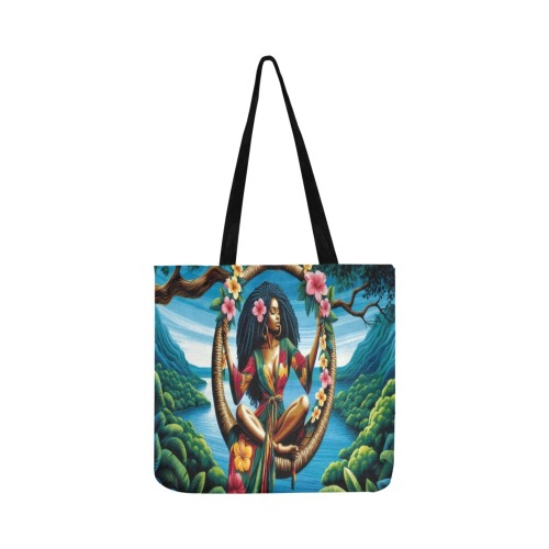 Island Girl Reusable Shopping Bag Model 1660 (Two sides)