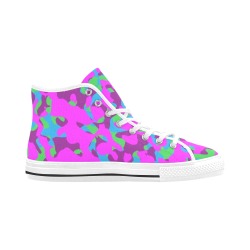 Camouflage colorful Vancouver H Women's Canvas Shoes (1013-1)